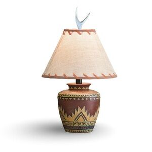 Handmade Genuine Deer Antler Lamp Finial for Table or Floor Lamps